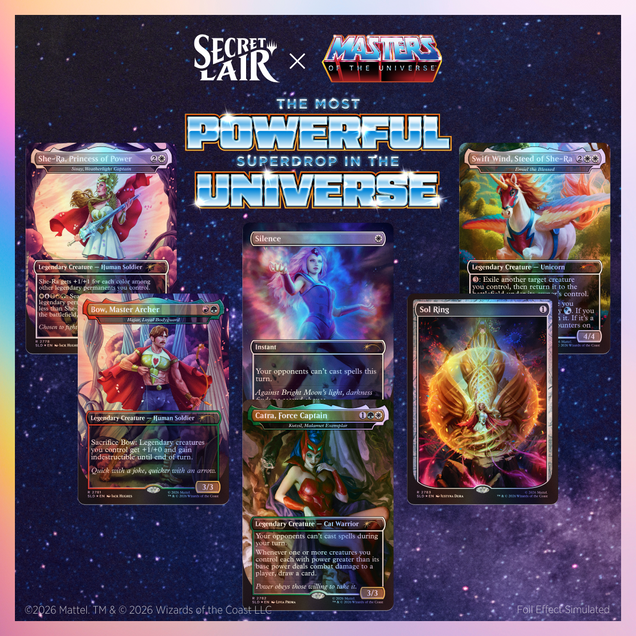 MTG: Secret Lair x Masters of the Universe: She-Ra, Princess of Power Foil Edition