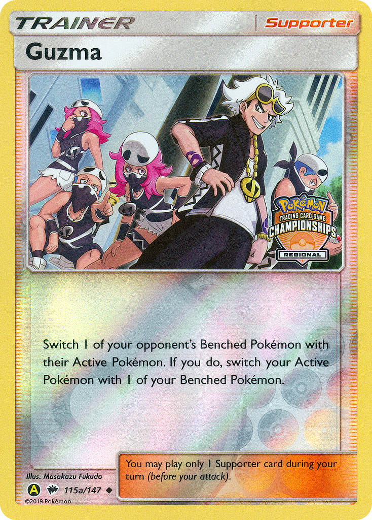 Guzma - 115a/147 (SM:BUS) Championship Promo - Near Mint Holofoil