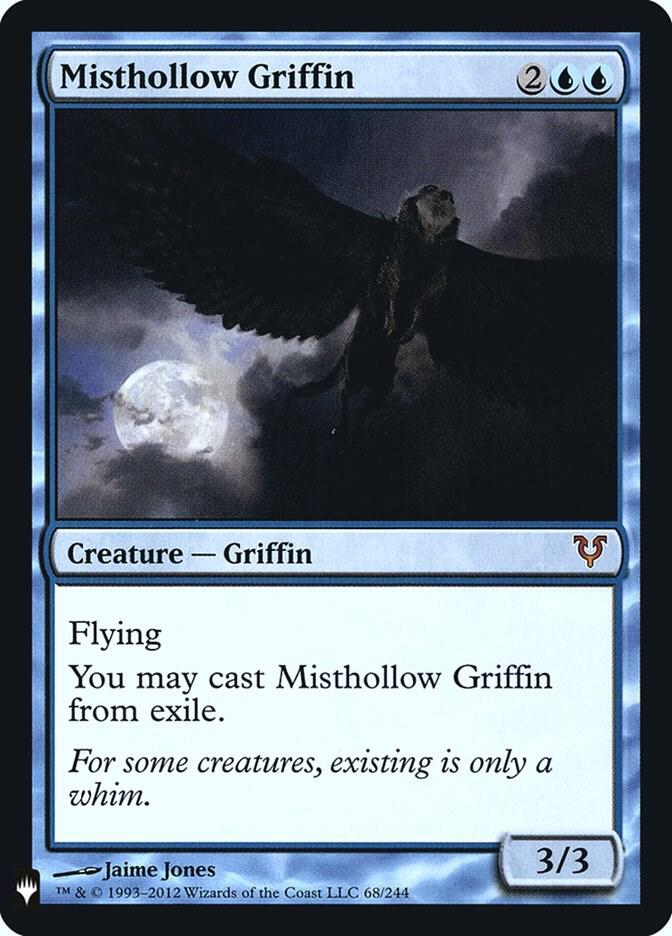 Misthollow Griffin [Mystery Booster Retail Foils #026] (AVR-R-FOIL) Light Play