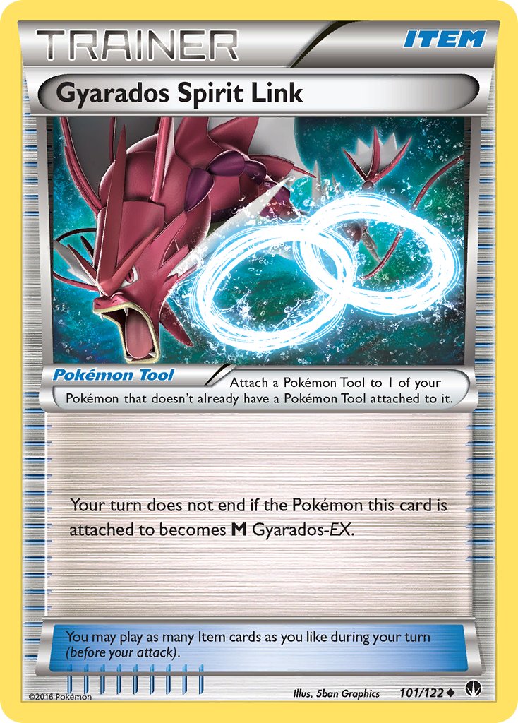 Gyarados Spirit Link - 101/122 (BKP) Uncommon - Near Mint