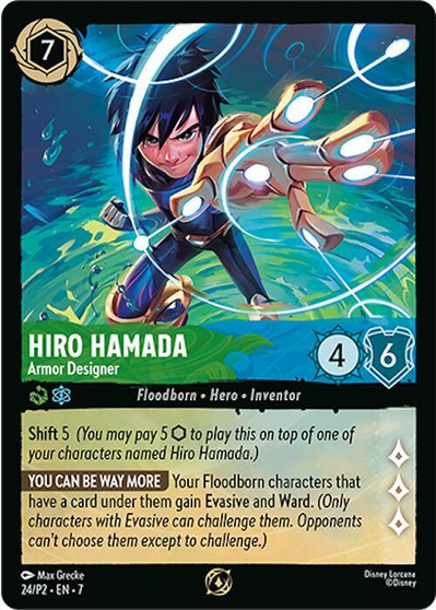 Hiro Hamada - Armor Designer (Disney Lorcana Promo Cards 24A/P2) Store Championship Promo - Near Mint