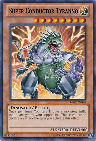 Super Conductor Tyranno (Mosaic Rare) (BP02-EN046) Mosaic Rare - Near Mint Unlimited