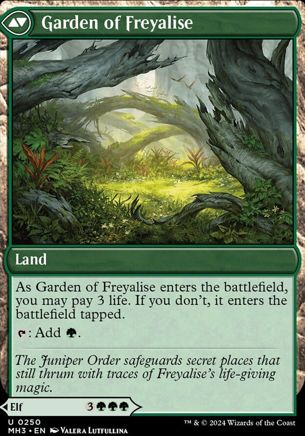 Disciple of Freyalise // Garden of Freyalise [#0250] (MH3-U)