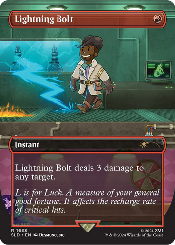 Lightning Bolt [#1638 Borderless] (SLD-R)
