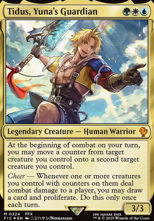 Tidus, Yuna's Guardian [ #0224 Surge Foil] (FIC-M)