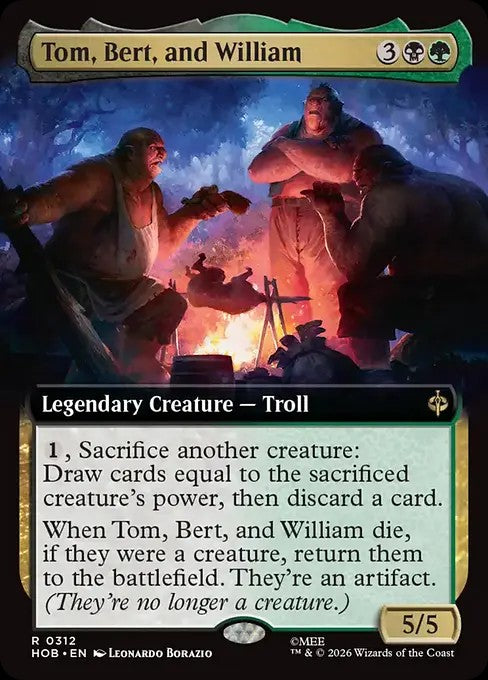 Tom, Bert, and William [ #0312 Extended Art ] (HOB-R)