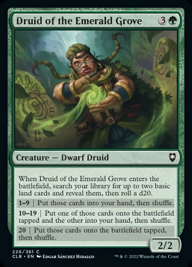 Druid of the Emerald Grove (CLB-C)