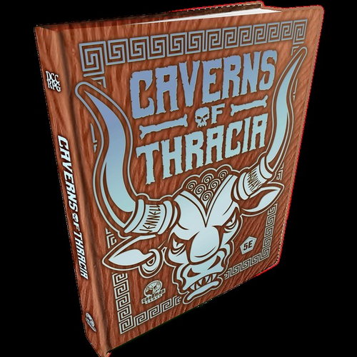 D&D 5E OGL: Original Adventures Reincarnated - #9 Caverns of Thracia Limited Edition Minotaur Hide Foil Cover