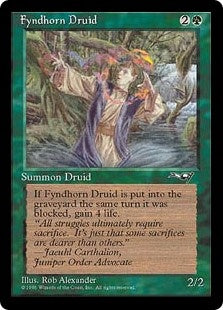 Fyndhorn Druid [White Robe] (ALL-C)