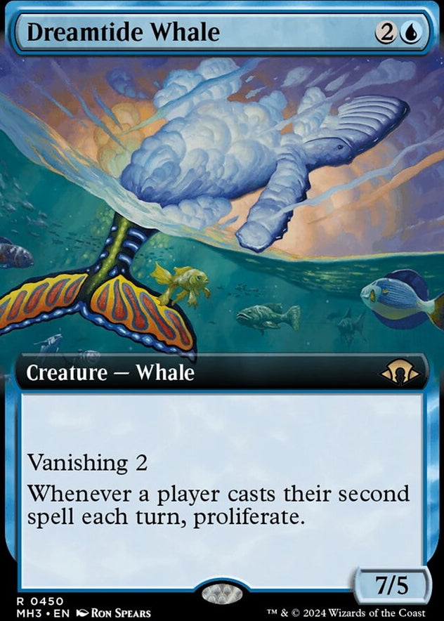 Dreamtide Whale [#0450 Extended Art] (MH3-R-FOIL)