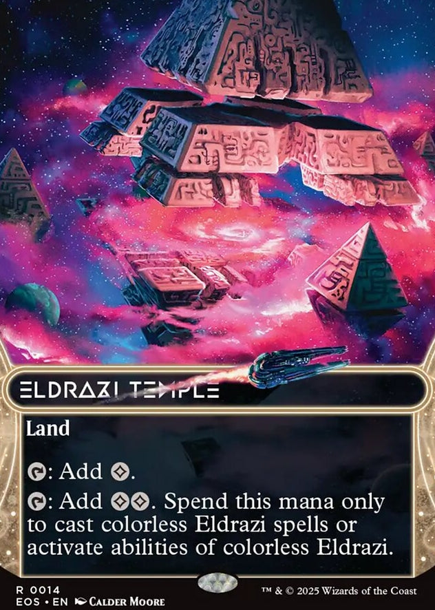 Eldrazi Temple [ #0014 Borderless Stellar Sights ] (EOS-R)