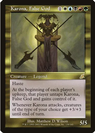 Karona, False God (SCG-R) Light Play