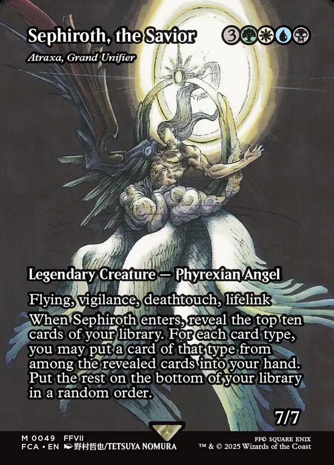 Sephiroth, the Savior - Atraxa, Grand Unifier [ #0049 Showcase ] (FCA-M) Near Mint - Japanese