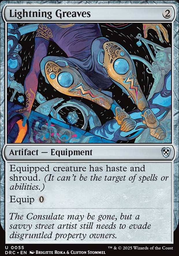 Lightning Greaves [ #0055 ] (DRC-U)