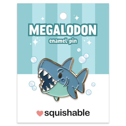Squishable: Enamel Pin - Megalodon