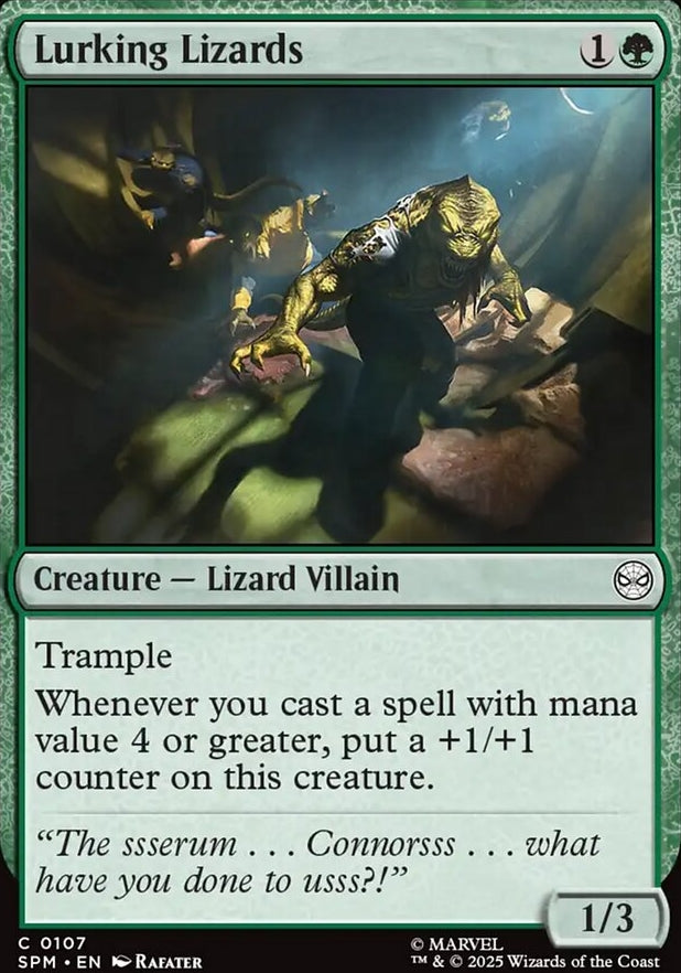 Lurking Lizards [ #0107 ] (SPM-C)