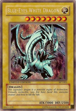 Blue-Eyes White Dragon (BPT-003) Heavy Play