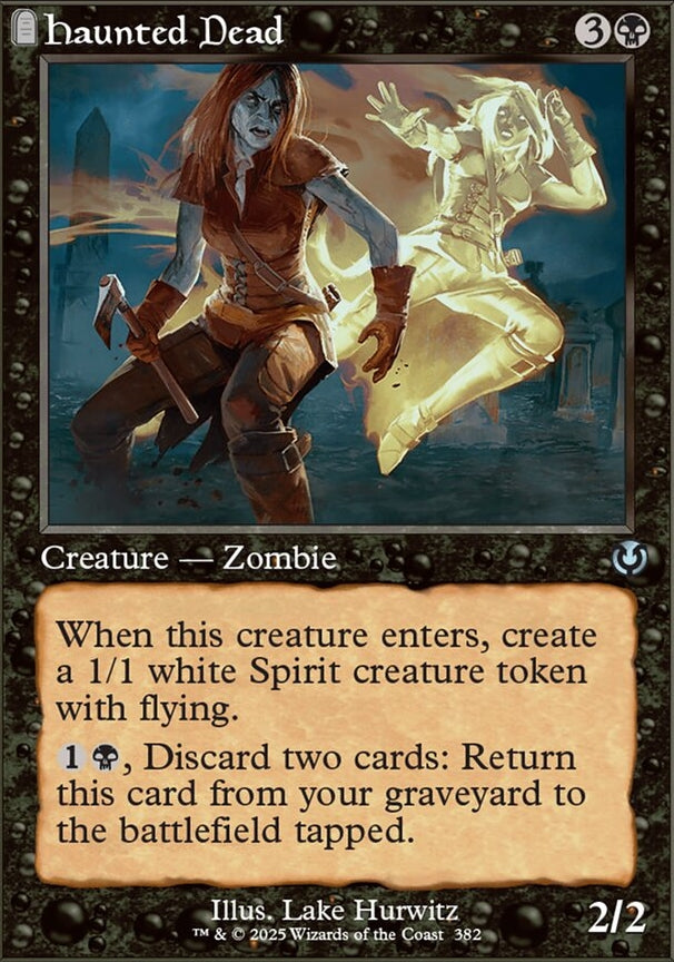 Haunted Dead [ #0382 Retro Frame ] (INR-U-FOIL)