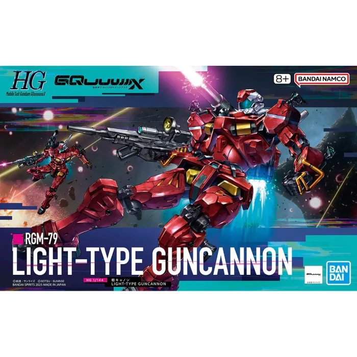 1/144 (HG ): Mobile Suit Gundam GQuuuuuuX - #6 RGM-79 Light-Type Guncannon