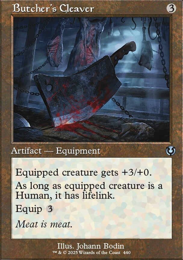 Butcher's Cleaver [ #0440 Retro Frame ] (INR-U-FOIL)