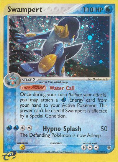 Swampert - 13/109 (RS) Holo Rare - Light Play Reverse Holofoil