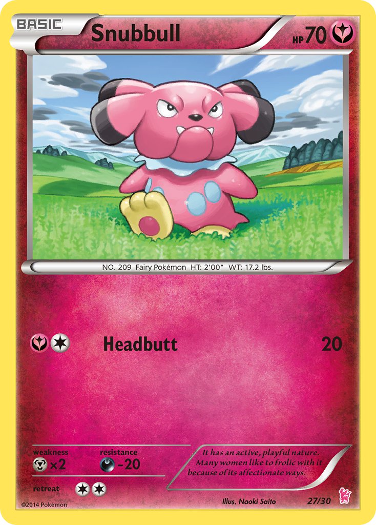 Snubbull - 27/30 (TK6S) Common - Near Mint