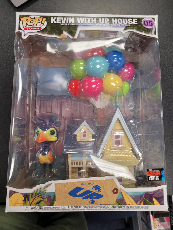 POP Figure Towns: UP #0005 - Kevin with UP House (2019 Fall Convention Limited Ed.) (Damaged Box)