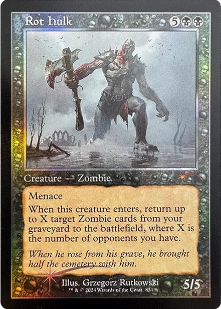 Rot Hulk [#851 Retro Frame] (SLD-P) Foil Near Mint
