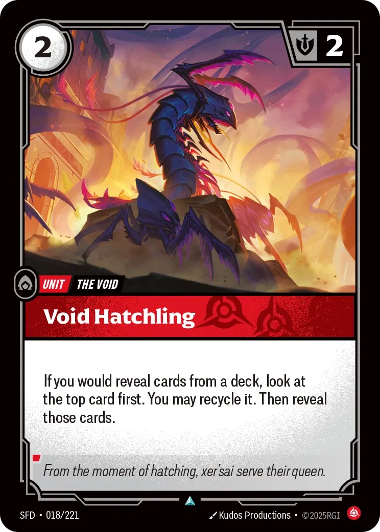 Void Hatchling - 018/221 (SFD) Uncommon