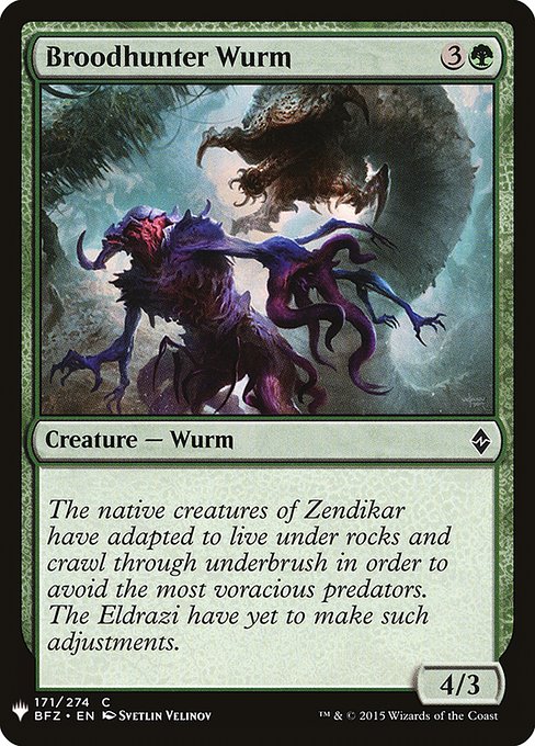 Broodhunter Wurm [Mystery Booster #1151] (BFZ-C)