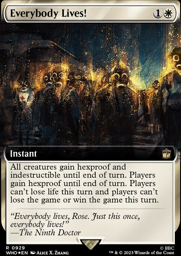 Everybody Lives! [#0929 Surge Foil Extended Art] (WHO-R)