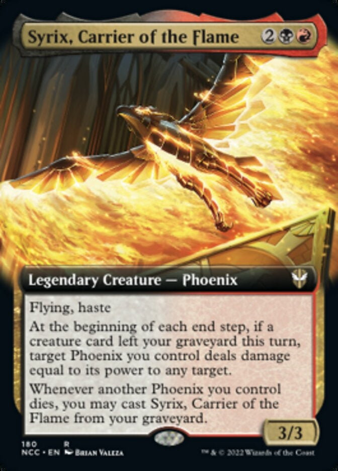 Syrix, Carrier of the Flame [ #0180 Extended Art ] (NCC-R)