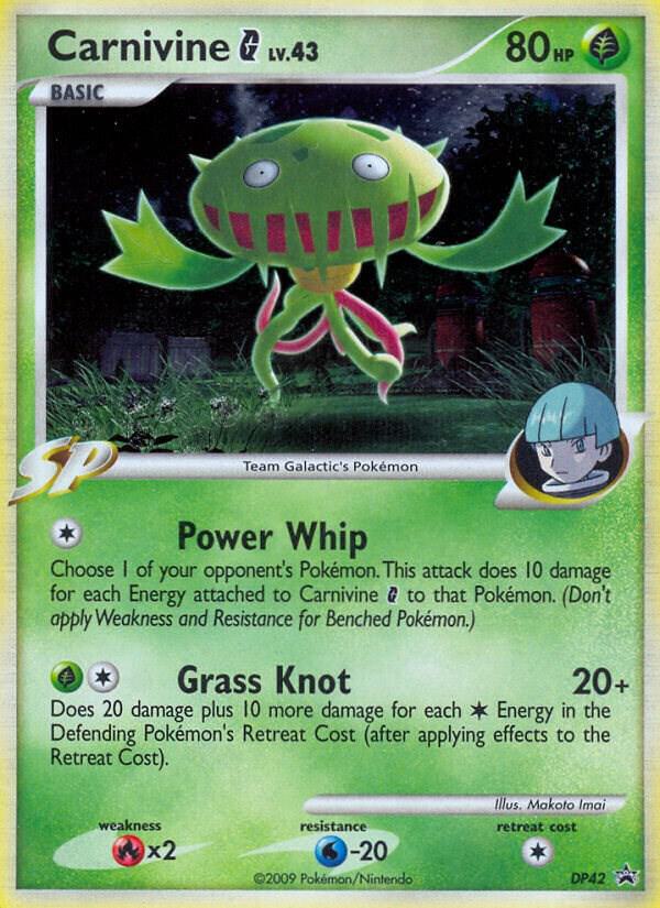 Carnivine G DP42 (Diamond and Pearl Promos) Promo - Near Mint Holofoil