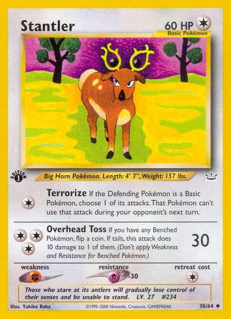 Stantler - (038/64)- 1st Edition