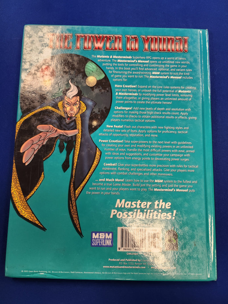 Mutants & Masterminds 1st Edition: Mastermind's Manual Hardcover (USED)