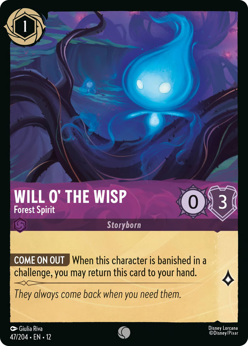 Will o' the Wisp - Forest Spirit (Wilds Unknown - 047/204) Common