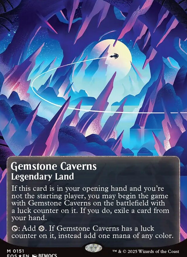 Gemstone Caverns [ #0151 Galaxy Foil Poster Stellar Sights ] (EOS-M)