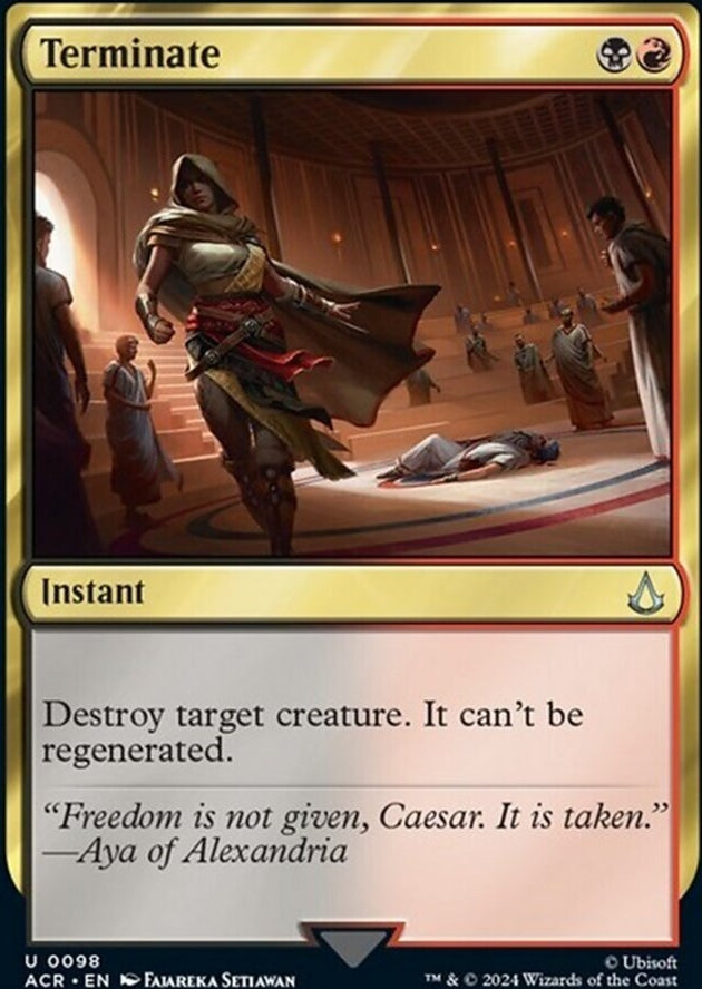 Terminate [#0098] (ACR-U)