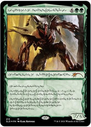 Vorinclex, Voice of Hunger [#213] Phyrexian (SLD-M-FOIL)