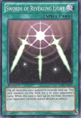 Swords of Revealing Light (Starfoil) (BP01-EN033) Starfoil Rare - Near Mint 1st Edition