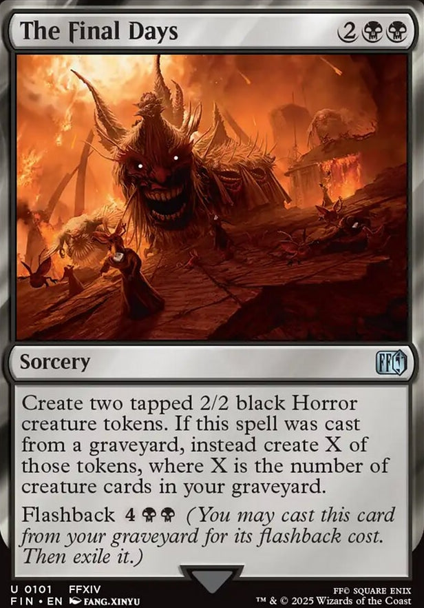 The Final Days [ #0101 ] (FIN-U)