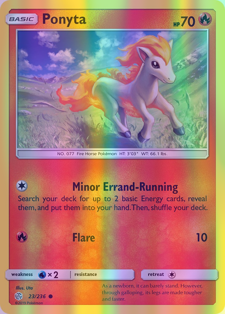 Ponyta - 023/236 (CEC) Common - Near Mint Reverse Holofoil