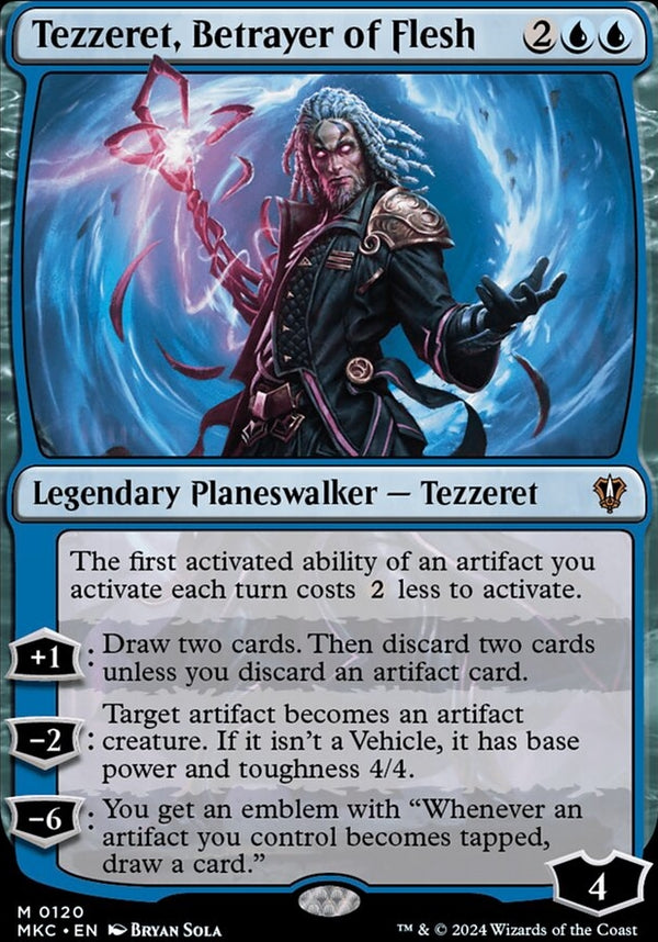 Tezzeret, Betrayer of Flesh [#0120] (MKC-M)