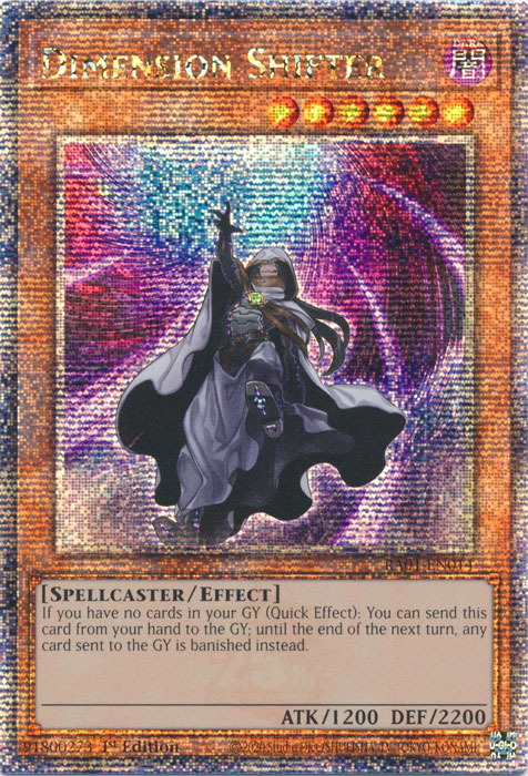 Dimension Shifter (RA01-EN014) Quarter Century Secret Rare - Near Mint 1st Edition