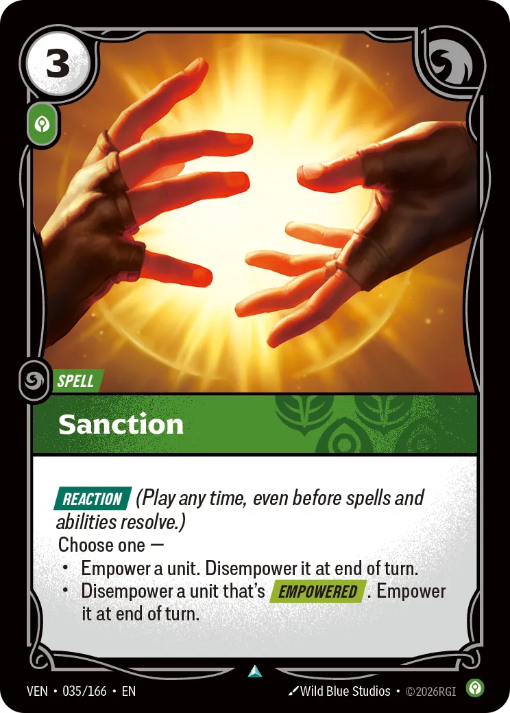 Sanction - 035/166 (VEN) Uncommon