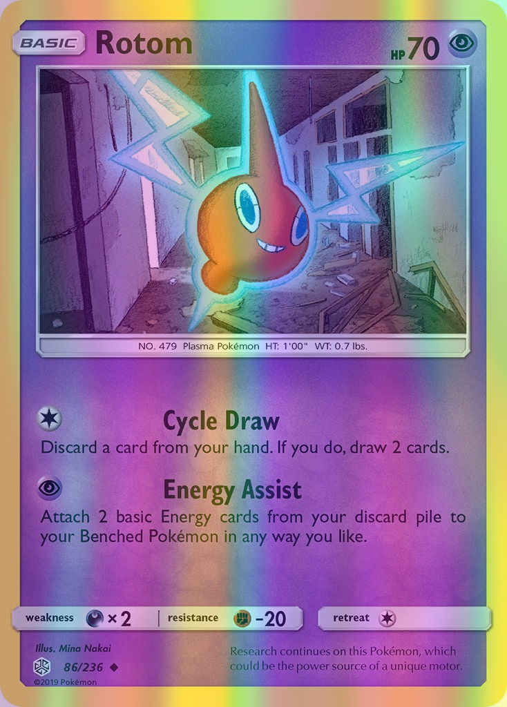 Rotom - 086/236 (CEC) Uncommon - Near Mint Reverse Holofoil