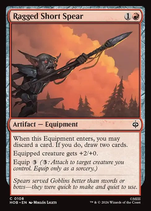 Ragged Short Spear [ #0108 ] (HOB-C)