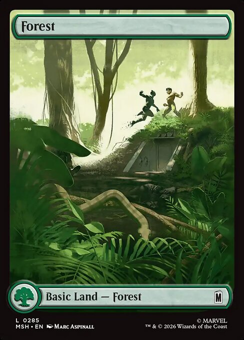 Forest [ #0285 Full Art ] (MSH-L)