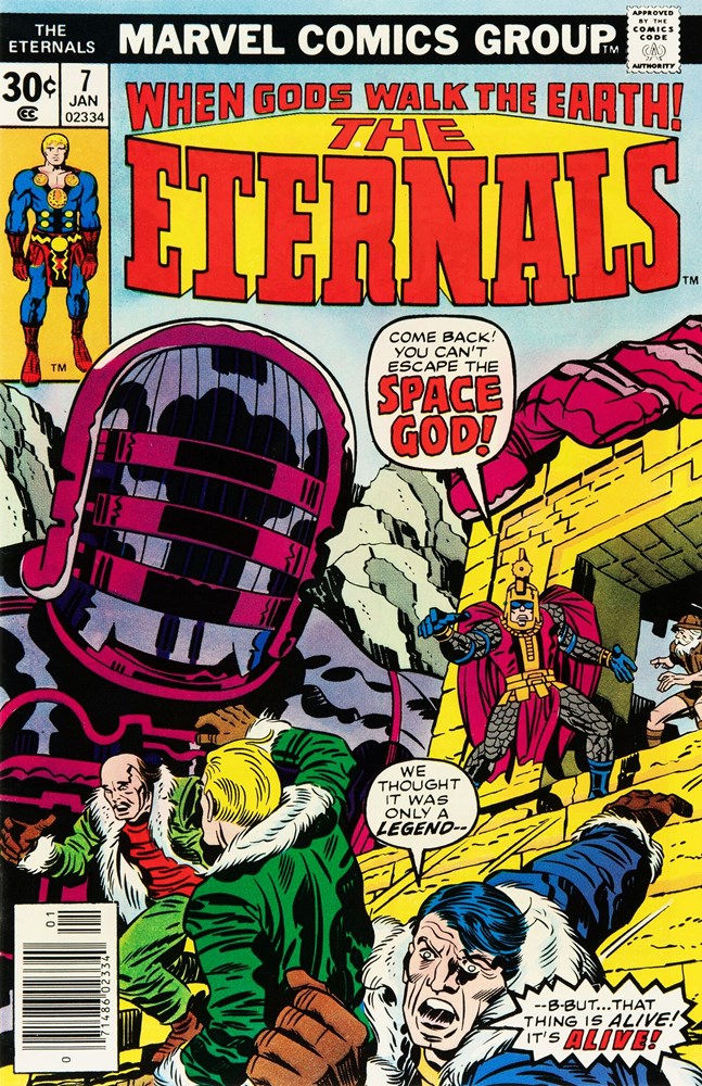 The Eternals (1976 Series) #7 (6.0) 1st Appearance of Jemiah the Analyzer & Tefral The Surveyor. 1st Mention of "The One Above All" (All-Powerful Leader of the Celestials)