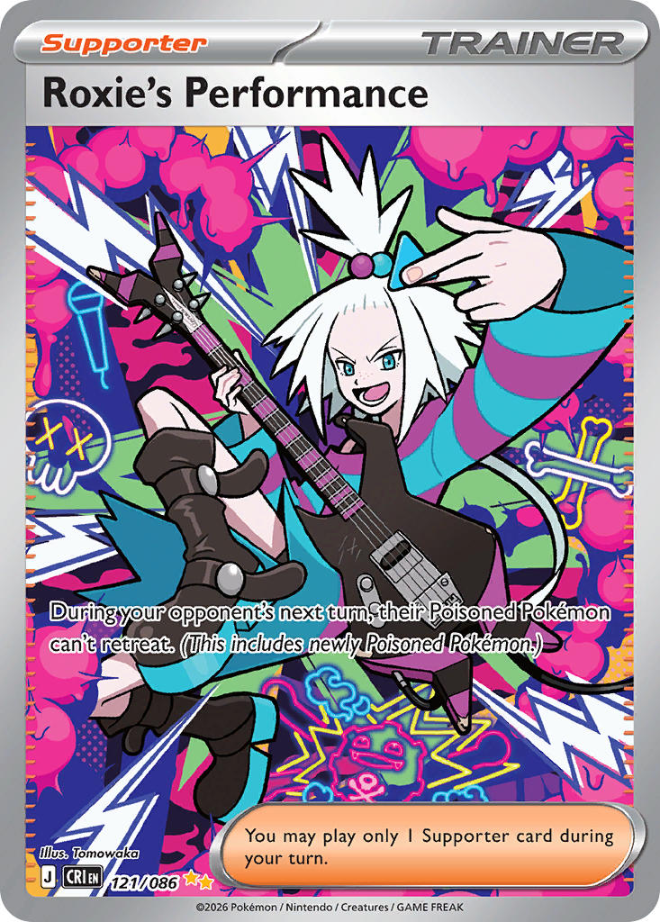 Roxie's Performance - 121/086 (CRI) Special Illustration Rare